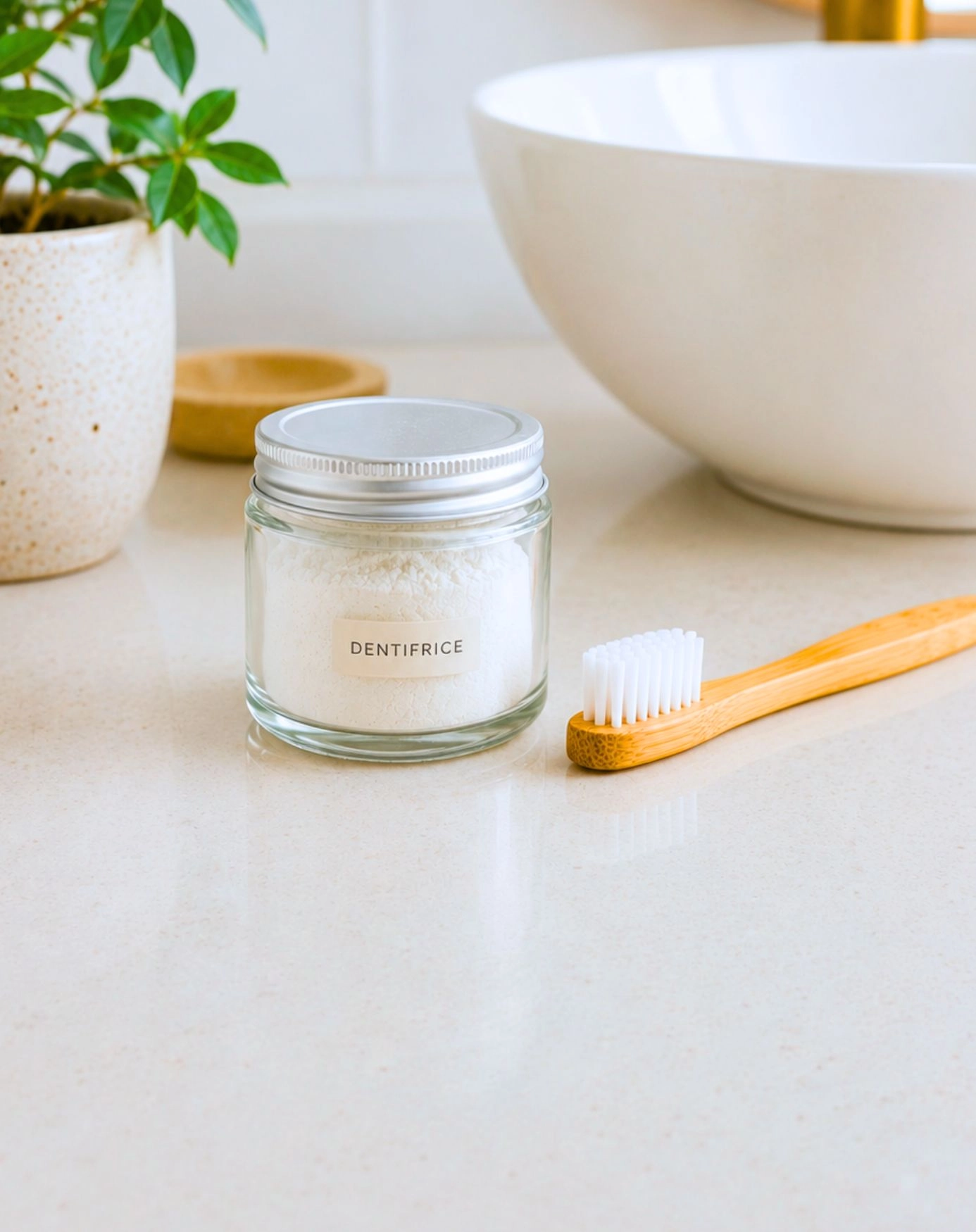 DIY éco-dentifrice en poudre